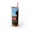 Skinny Tumbler with Straw – 20 oz Stainless Steel Cup