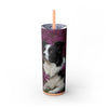 Skinny Tumbler with Straw – 20 oz Stainless Steel Cup