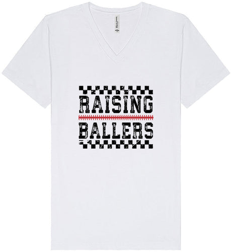 Raising Ballers Unisex V-Neck Shirt