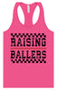 Raising Ballers Women's Racerback Tank