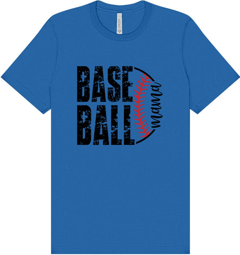 Baseball Mama Adult Bella Canvas Shirt