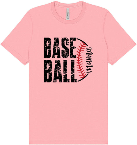Baseball Mama Adult Bella Canvas Shirt
