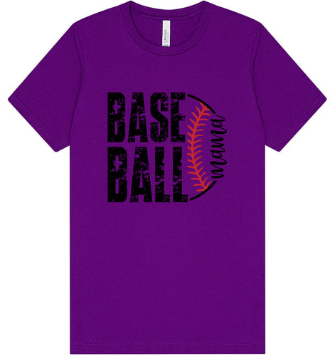 Baseball Mama Adult Bella Canvas Shirt