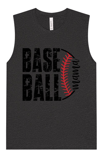 Baseball Mama Muscle Tank