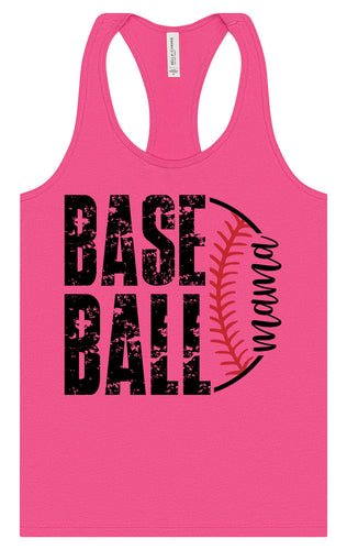 Baseball Mama Women's Racerback Tank