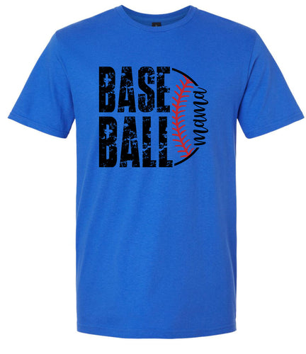 Baseball Mama Adult Gildan Soft Shirt