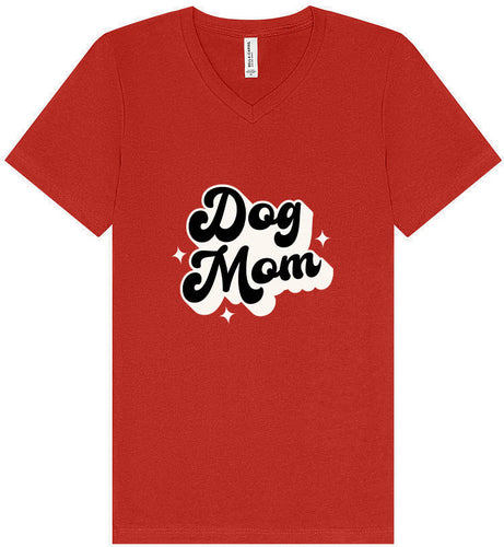 Dog Mom Unisex V-Neck Shirt