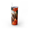 Skinny Tumbler with Straw – 20 oz Stainless Steel Cup