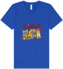 Softball Mama Unisex V-Neck Shirt