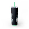 Skinny Tumbler with Straw – 20 oz Stainless Steel Cup
