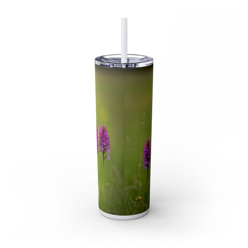 Skinny Tumbler with Straw – 20 oz Stainless Steel Cup