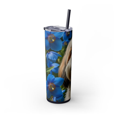 Skinny Tumbler with Straw – 20 oz Stainless Steel Cup
