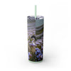 Skinny Tumbler with Straw – 20 oz Stainless Steel Cup