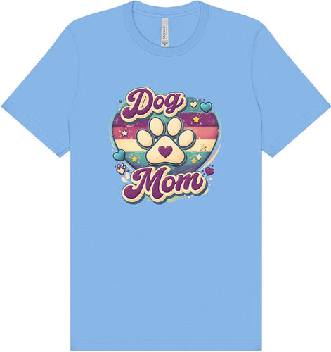 Retro Dog Mom Adult Bella Canvas Shirt