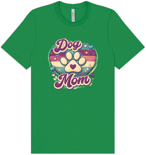 Retro Dog Mom Adult Bella Canvas Shirt