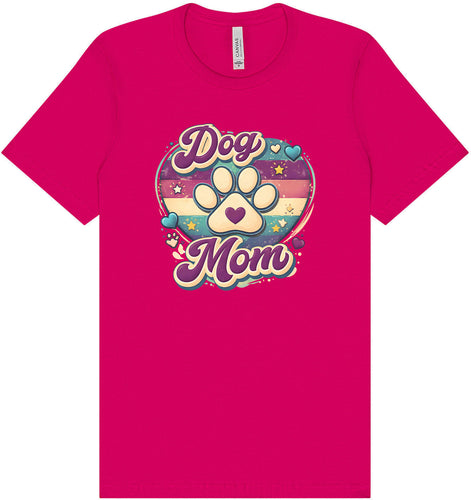 Retro Dog Mom Adult Bella Canvas Shirt