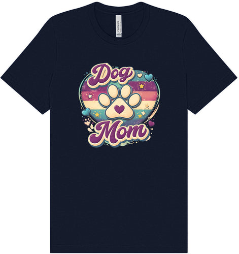 Retro Dog Mom Adult Bella Canvas Shirt