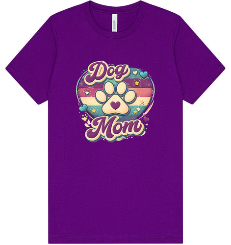 Retro Dog Mom Adult Bella Canvas Shirt
