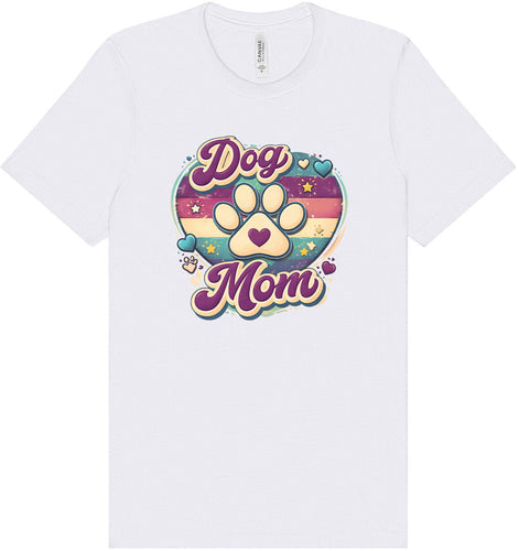 Retro Dog Mom Adult Bella Canvas Shirt