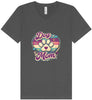 Retro Dog Mom Unisex V-Neck Shirt