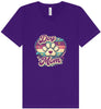 Retro Dog Mom Unisex V-Neck Shirt