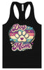 Retro Dog Mom Women's Racerback Tank