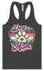 Retro Dog Mom Women's Racerback Tank