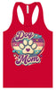 Retro Dog Mom Women's Racerback Tank