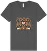 Leopard Print Dog Mom Unisex V-Neck Shirt