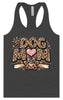 Leopard Print Dog Mom Women's Racerback Tank