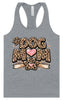 Leopard Print Dog Mom Women's Racerback Tank