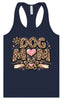 Leopard Print Dog Mom Women's Racerback Tank