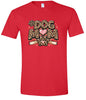 Leopard Print Dog Mom Adult Gildan Soft Shirt