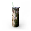 Skinny Tumbler with Straw – 20 oz Stainless Steel Cup