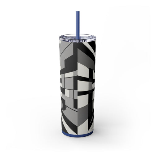Skinny Tumbler with Straw – 20 oz Stainless Steel Cup