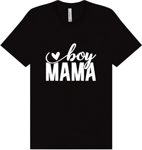 Boy Mama Adult Bella Canvas Shirt