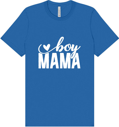 Boy Mama Adult Bella Canvas Shirt