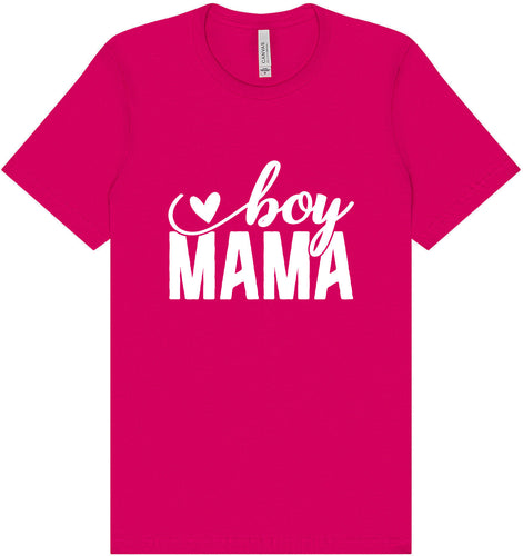 Boy Mama Adult Bella Canvas Shirt