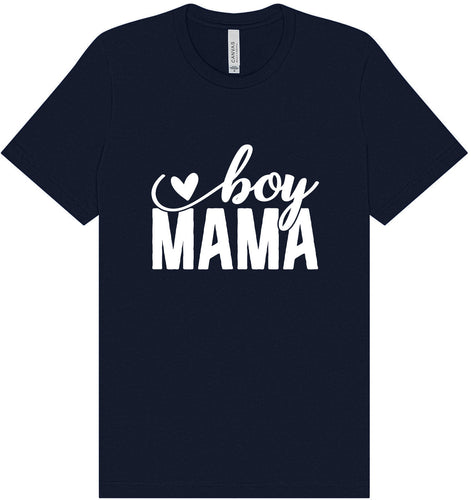 Boy Mama Adult Bella Canvas Shirt
