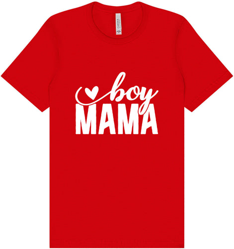 Boy Mama Adult Bella Canvas Shirt