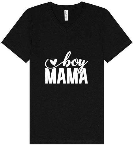 Boy Mama Unisex V-Neck Shirt