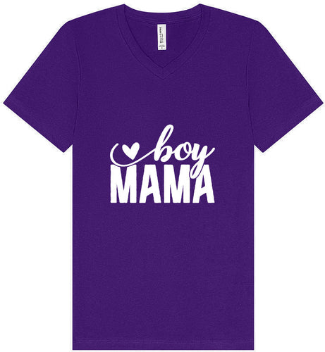 Boy Mama Unisex V-Neck Shirt