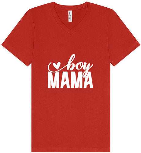 Boy Mama Unisex V-Neck Shirt
