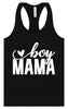 Boy Mama Women's Racerback Tank