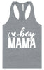 Boy Mama Women's Racerback Tank