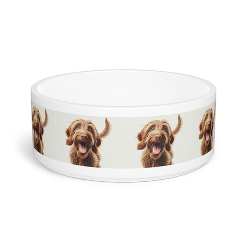 Ceramic Pet Bowl – 16 oz Dog Feeding Bowl