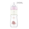 Wide caliber fast flushing bottle