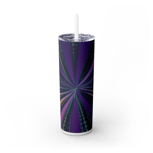 Skinny Tumbler with Straw – 20 oz Stainless Steel Cup