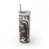 Skinny Tumbler with Straw – 20 oz Stainless Steel Cup