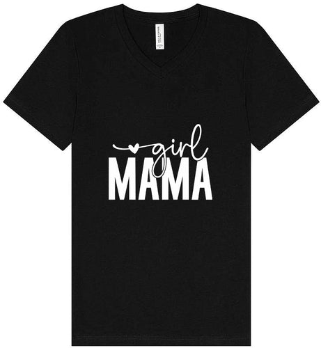 Girl Mama Unisex V-Neck Shirt